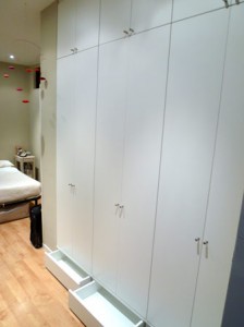 Armario lacado blanco